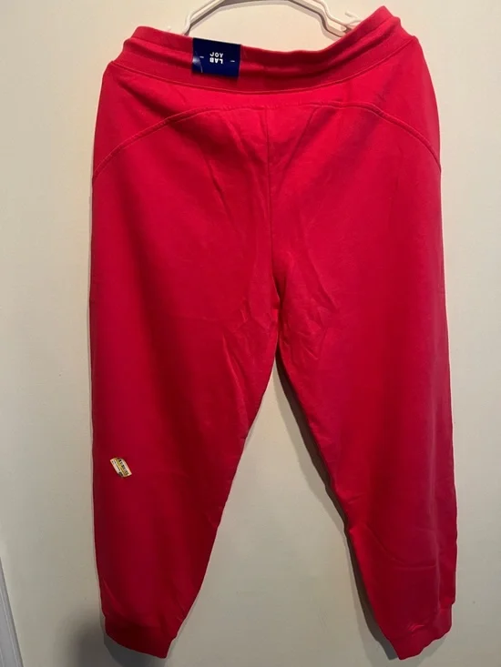 JoyLab Hot Pink Mid-Rise Jogger Sweatpants - Picture 3 of 3